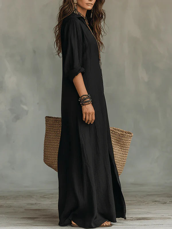 Zenova | Effortless Maxi Dress Flattering Silhouette Versatile Daily Wear