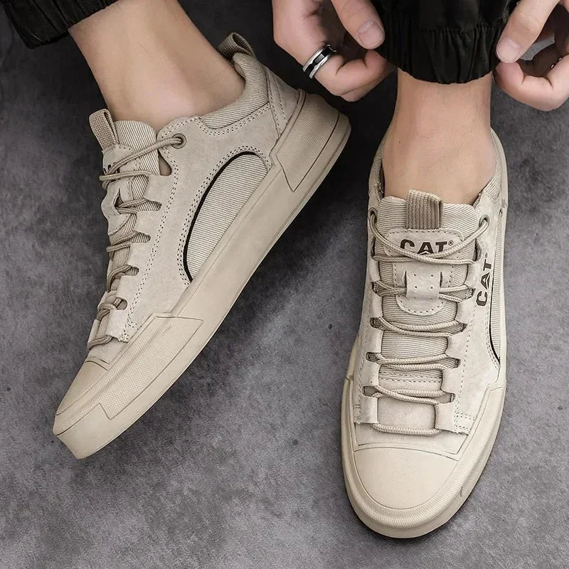 CAT | UrbanEdge Leather Sneakers