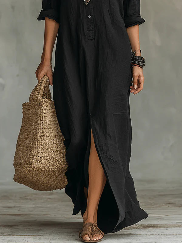 Zenova | Effortless Maxi Dress Flattering Silhouette Versatile Daily Wear