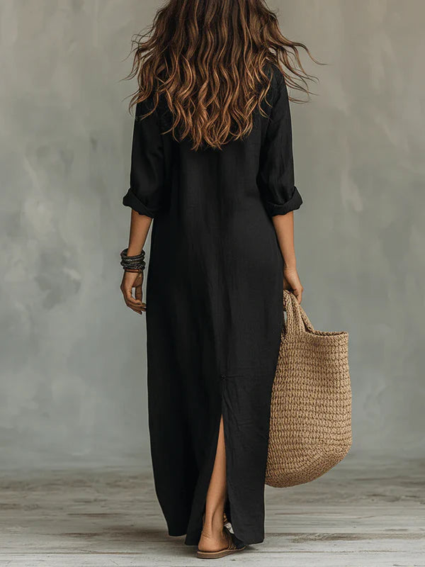 Zenova | Effortless Maxi Dress Flattering Silhouette Versatile Daily Wear