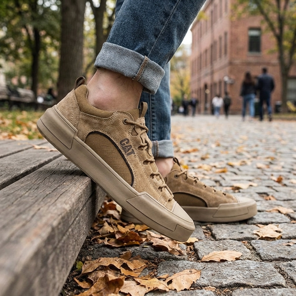 CAT | UrbanEdge Leather Sneakers