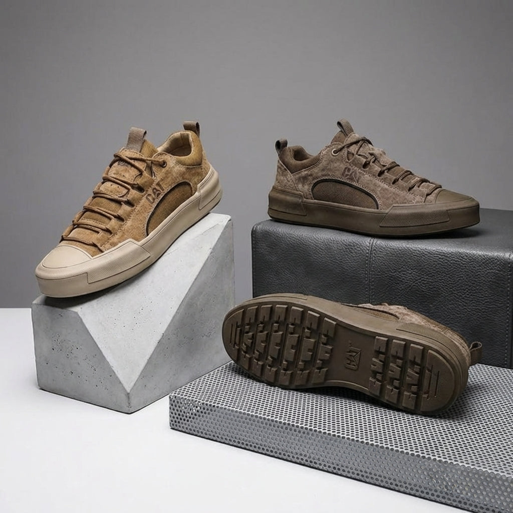 CAT | UrbanEdge Leather Sneakers